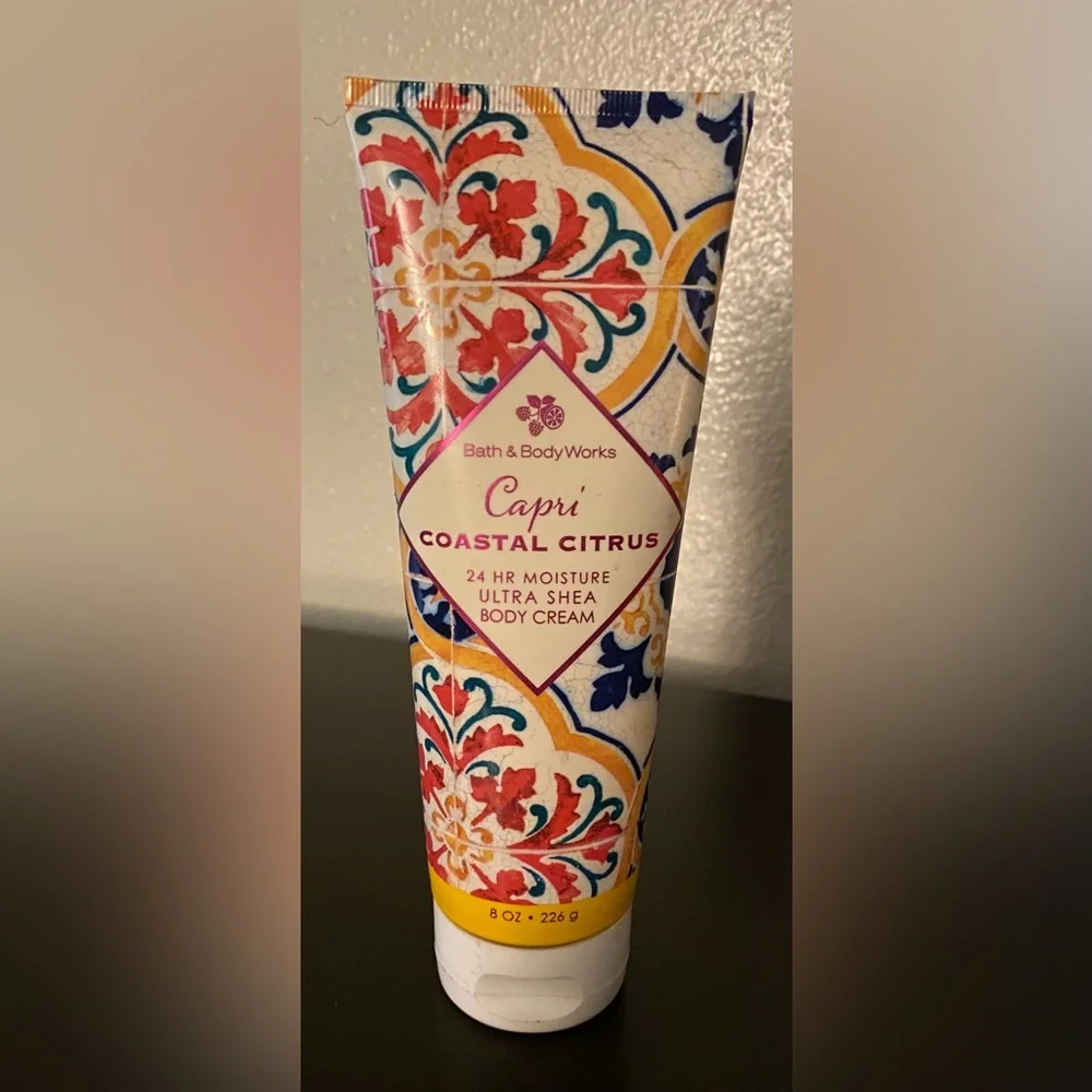 Bath & Body Works Capri Coastal Citrus Ultra Shea Body Cream 8 Oz New